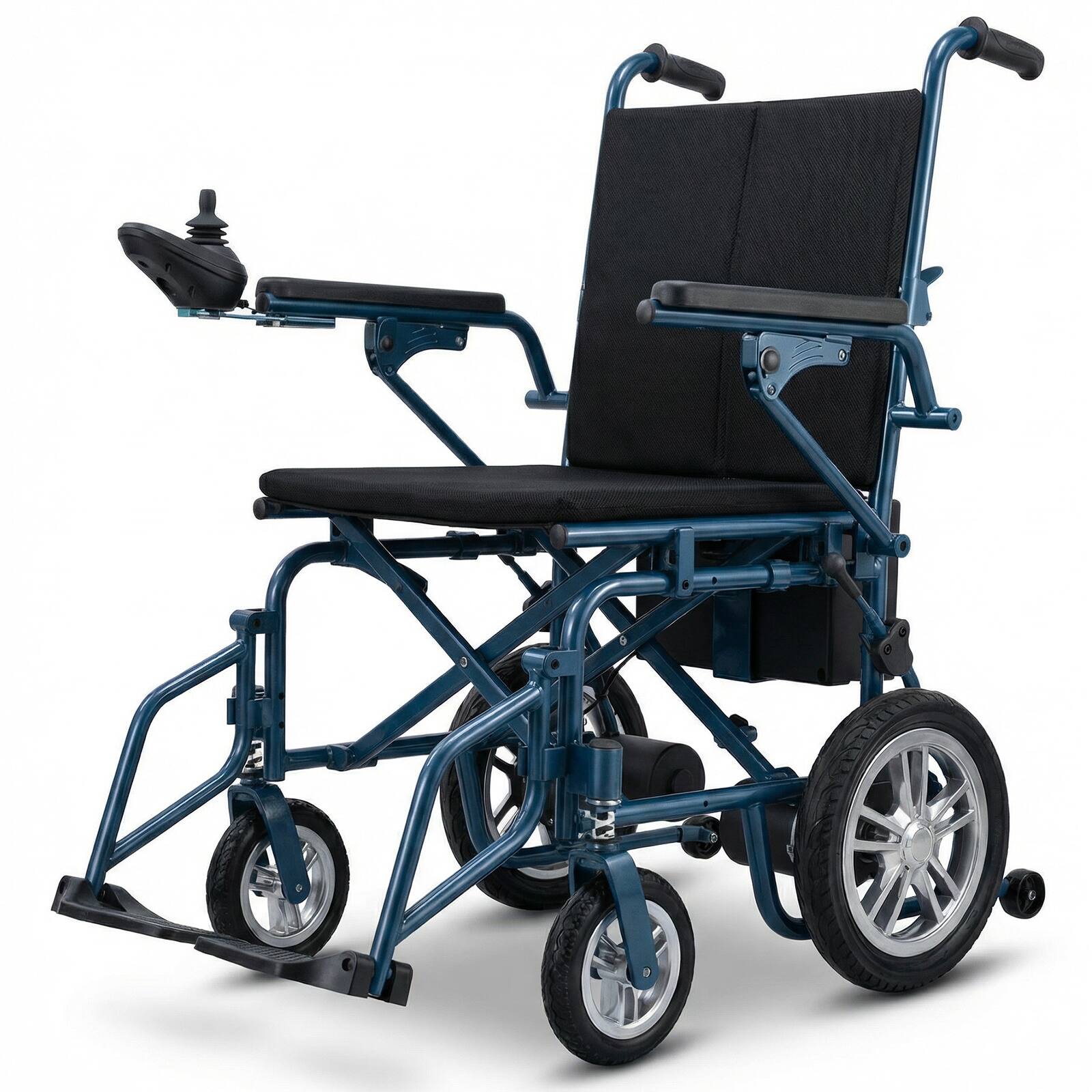 Hover Heart - Portable Electric Wheelchair for Adults, 15 Miles Longer Travel All Terrain Foldable Home Power Wheelchair for Seniors - Blue price history on PriceWatchPro