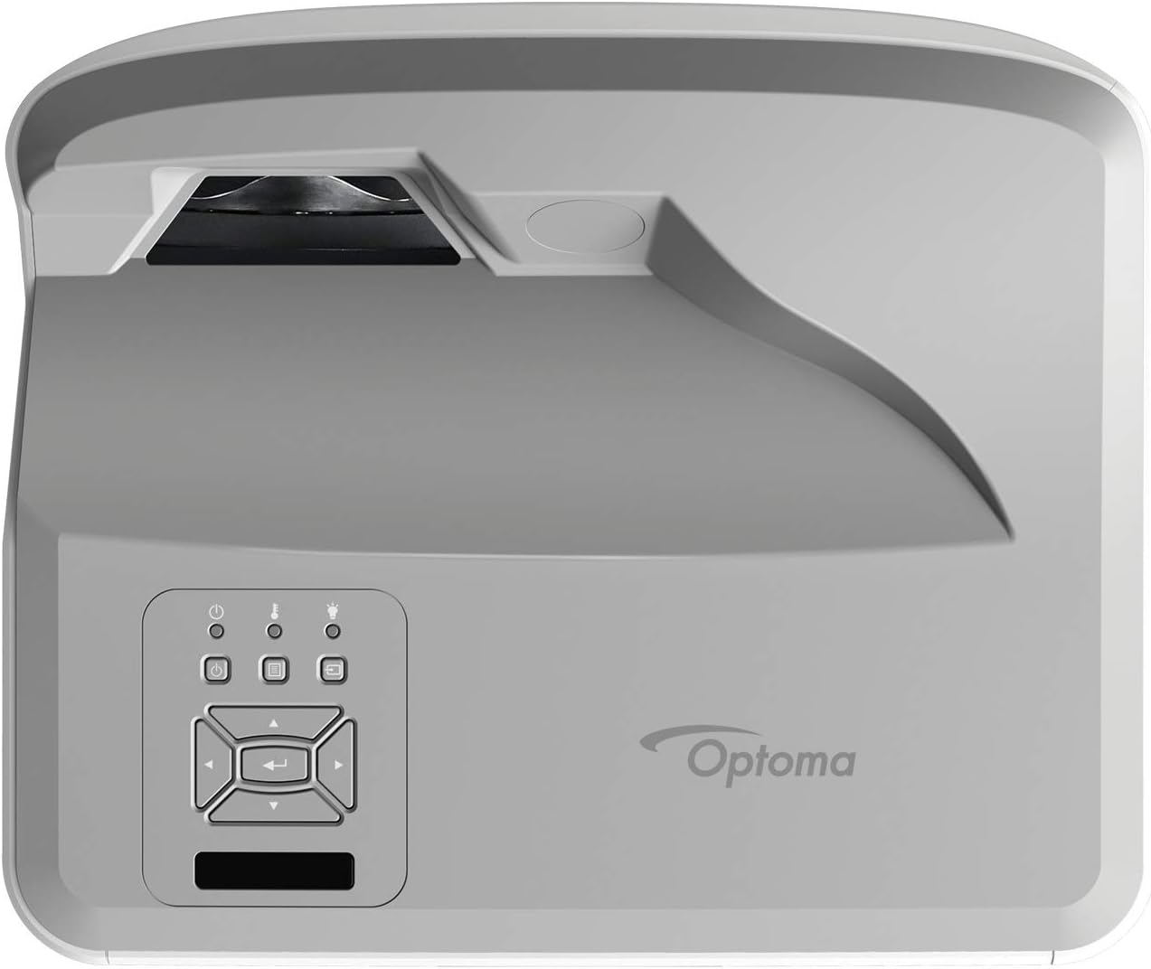 Back. Optoma - Optoma ZH500UST Ultra-Short-Throw 1080p Laser Multimedia Projector - White.