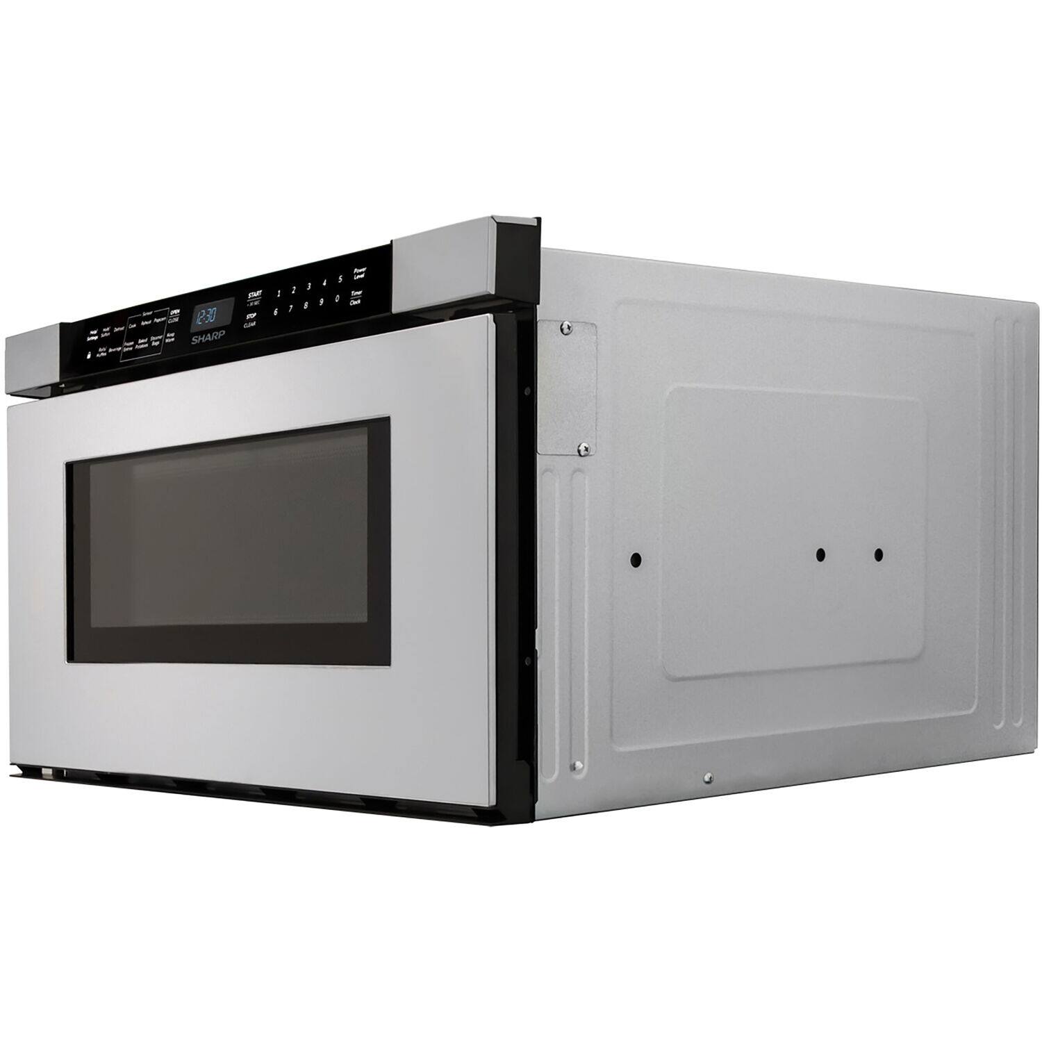 Alt View 14. Sharp - 24-inch Built-In Microwave Drawer Oven - Stainless.