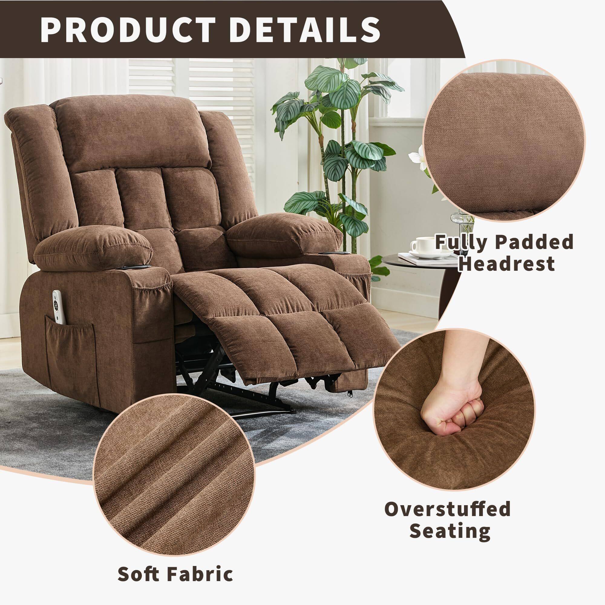 PRODUCT DETAILS

- Fully Padded Headrest
- Soft Fabric
- Overstuffed Seating