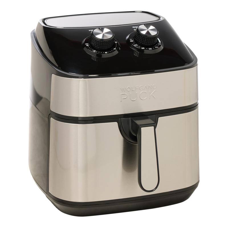 Wolfgang Puck - Refurbished Excellent - 9.7-Quart Ceramic Nonstick Stainless Steel Air Fryer - Black