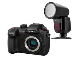 Bundle - Panasonic - LUMIX GH5II Mirrorless Camera with Flash Kit