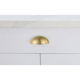 Elegant Decor - Claude 2-3/4" Center to Center Cup Bar Pull Multipack (set of 10) - Brushed Gold