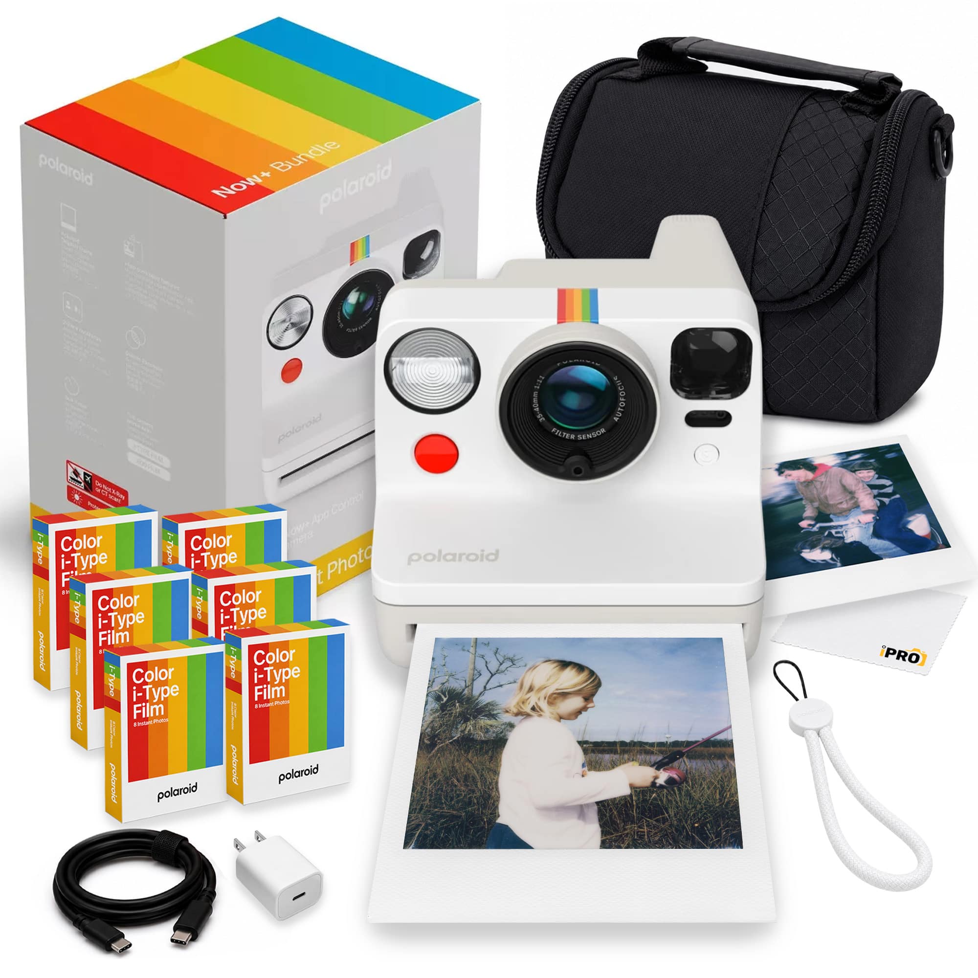 Polaroid - Now Generation3 iType Instant Camera Value Bundle - Pebble White price history on PriceWatchPro