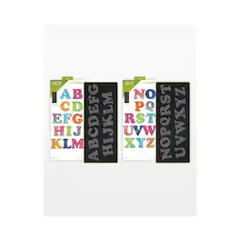 AccuQuilt - GO! Carefree Alphabet Uppercase Set (2-Die Set) - Multicolor