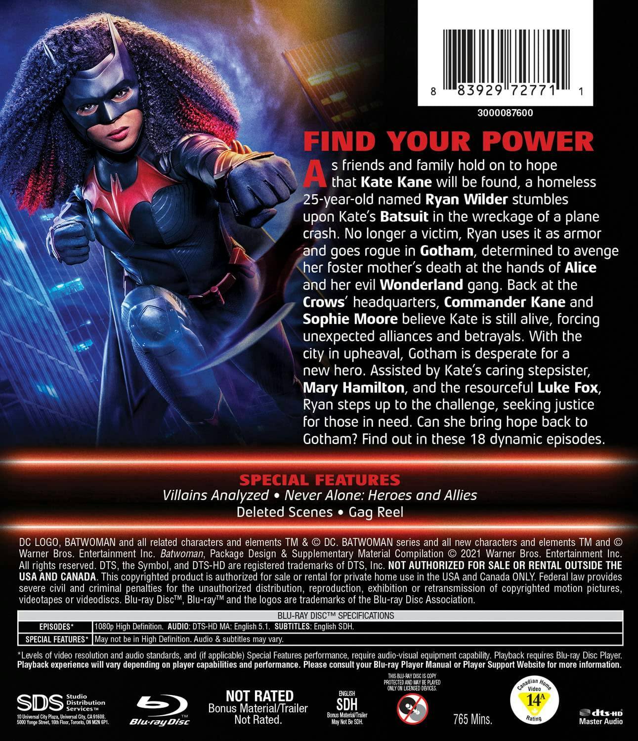 Back. Batwoman: The Complete Second Season   - BLU-RAY.