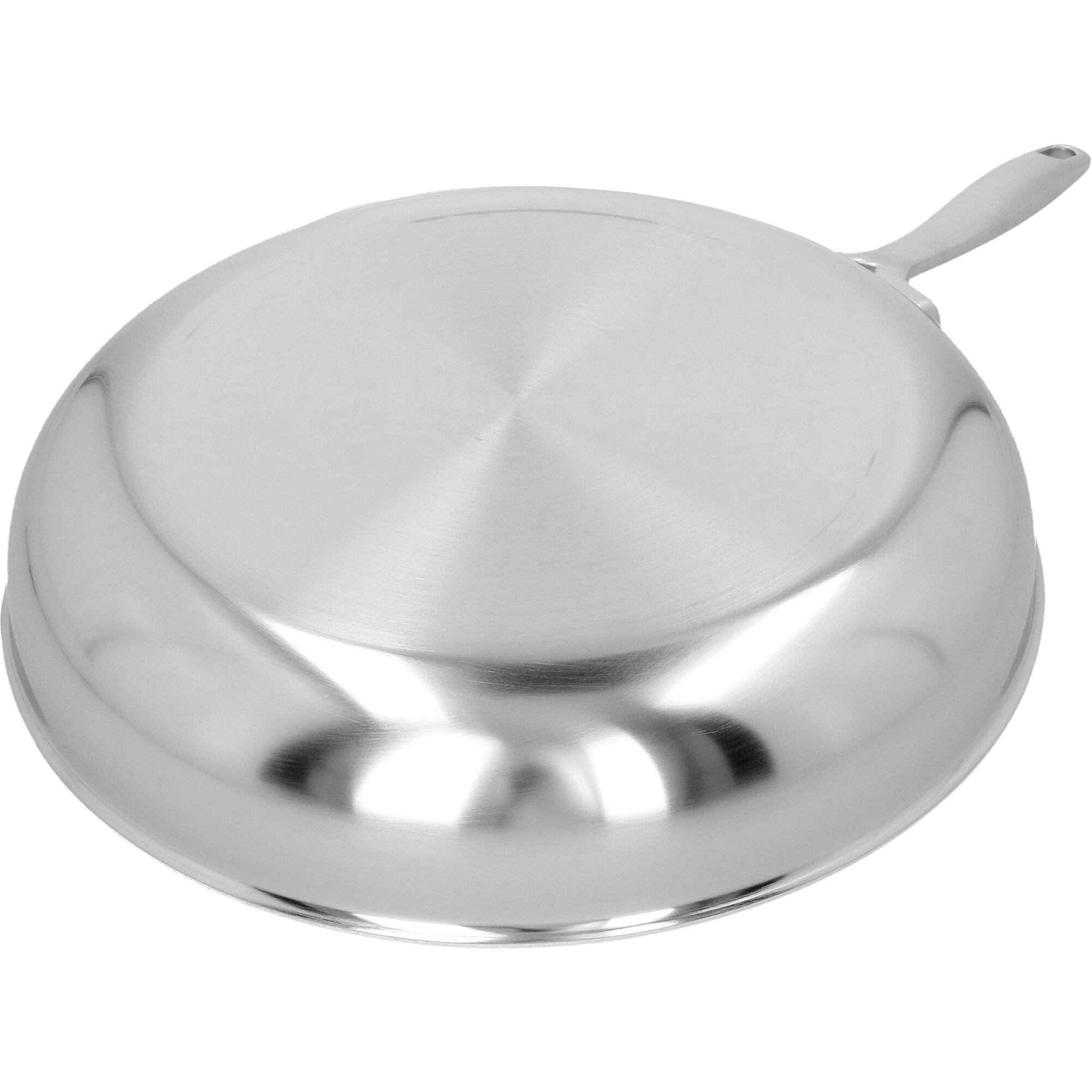 Alt View 7. Demeyere - Demeyere Industry 5, 11 Inch Fry Pan with Lid, 5 Ply Made in Belgium - Stainless Steel.