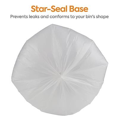 Star-Seal Base  
Prevents leaks and conforms to your bin's shape
