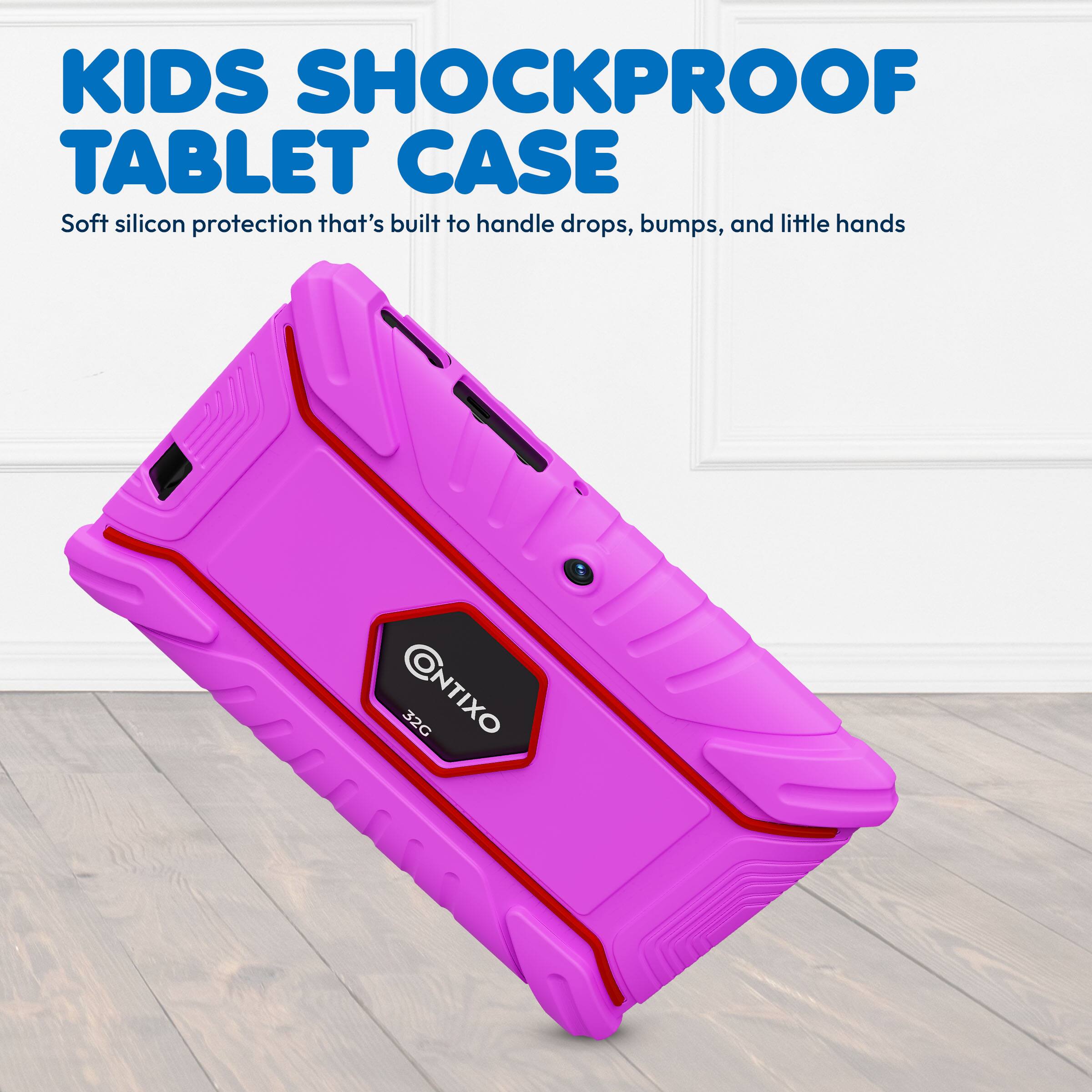KIDS SHOCKPROOF TABLET CASE  
Soft silicon protection that's built to handle drops, bumps, and little hands  

STAWZ CNTIXO 32G