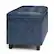 Alt View 13. Simpli Home - Cosmopolitan Storage Ottoman - Denim Blue.