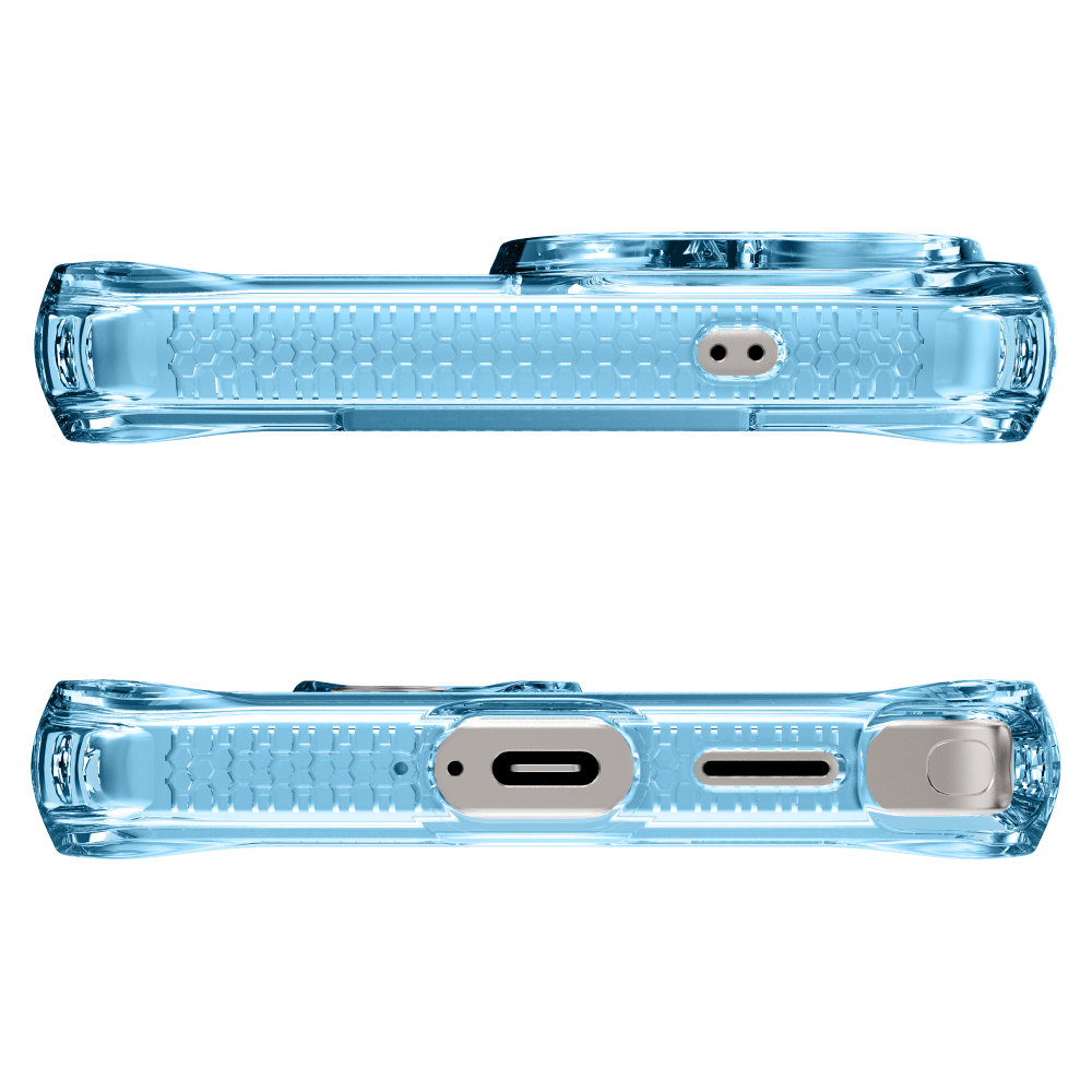 Alt View 3. Itskins - SPECTRUM R // CLEAR Case for Samsung Galaxy S26 Ultra - Light Blue.