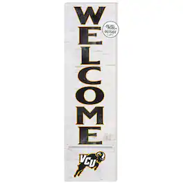 Jardine - VCU Rams 10'' x 35'' Indoor/Outdoor Welcome Sign - White