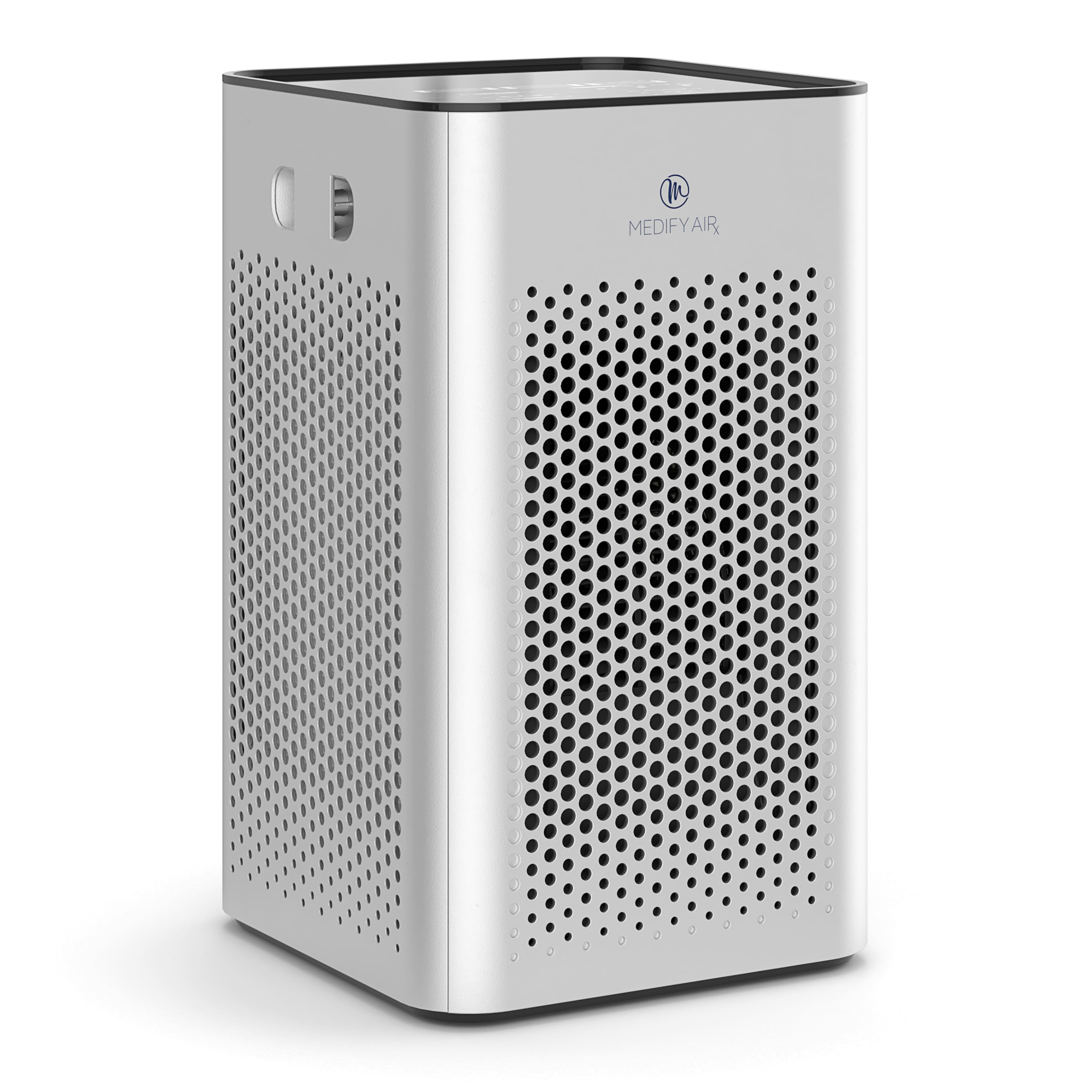 Medify Air - Medify MA-25 413 Sq. Ft. Portable Air Purifier with True HEPA H13 Filter - Silver - Front_Zoom