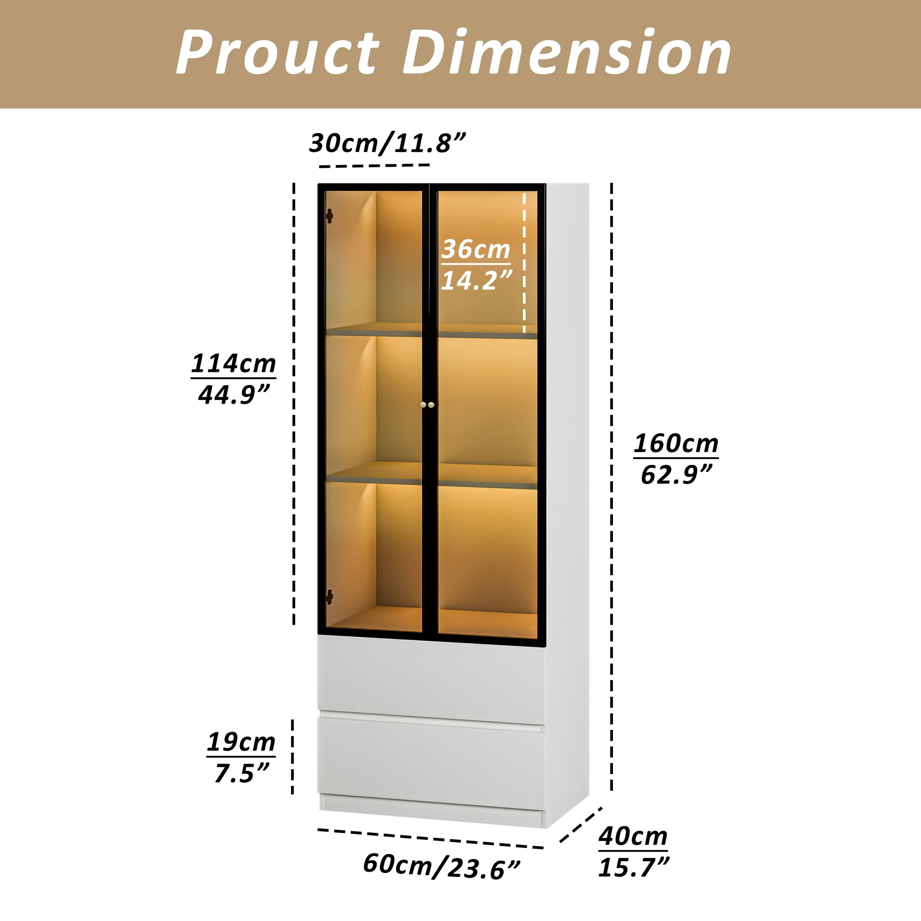 Product Dimension: 30cm/11.8" x 36cm/14.2" x 114cm/44.9" x 160cm/62.9" x 19cm/7.5" x 60cm/23.6" x 40cm/15.7"