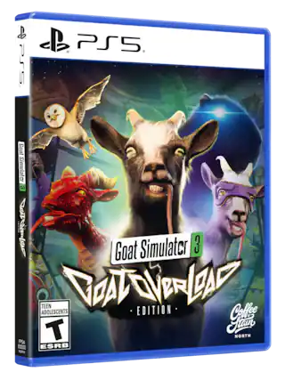 & P55 PS5. Goat Simulator 3 ... | 7 Goat Simulator 3 TEEN FSVTAD GOAT EDITION ADOLESCENTS Coffee Stain NORTH PPSA 00000 ESRB - T (Teen 13+)