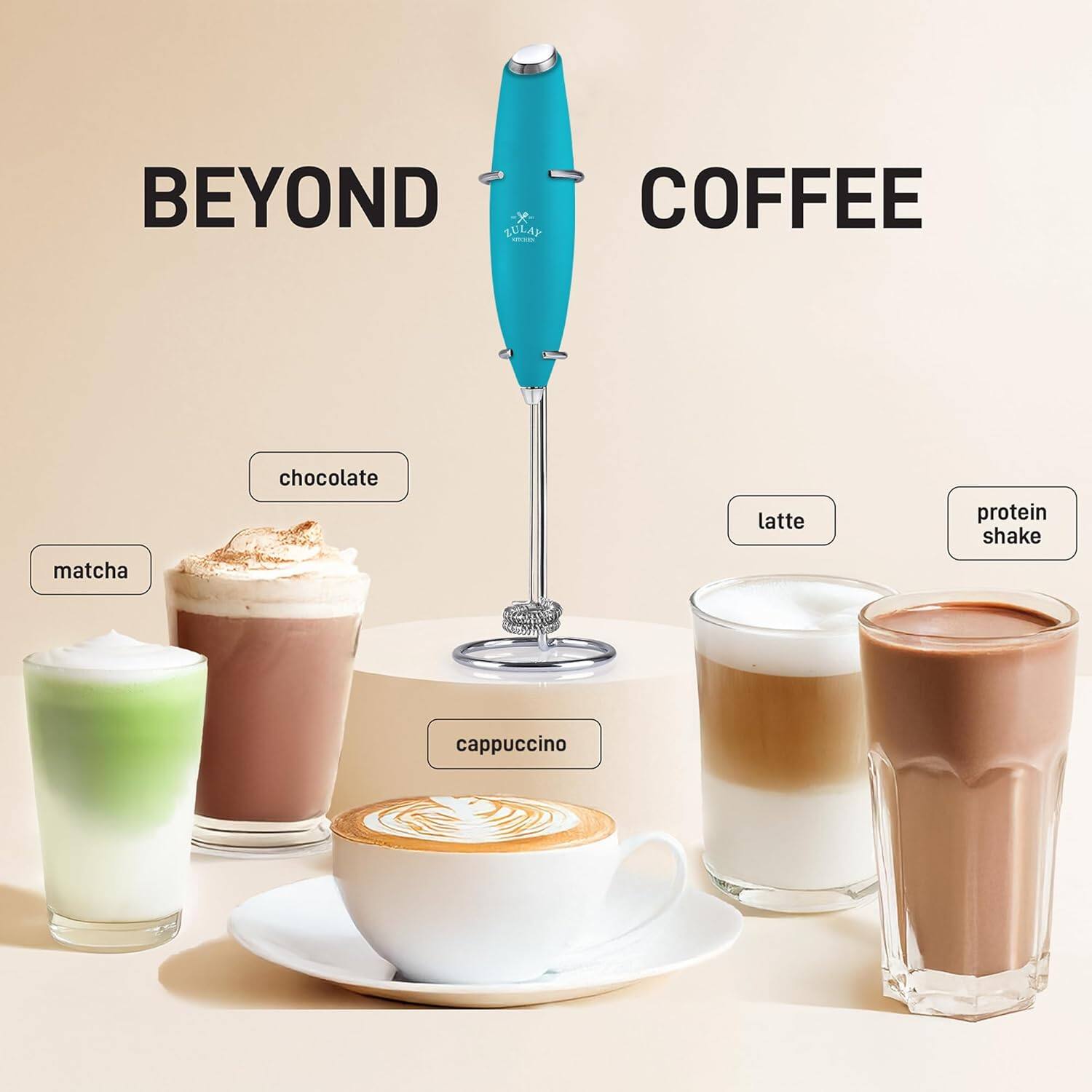 BEYOND TULAP - COFFEE  
matcha chocolate latte protein shake cappuccino