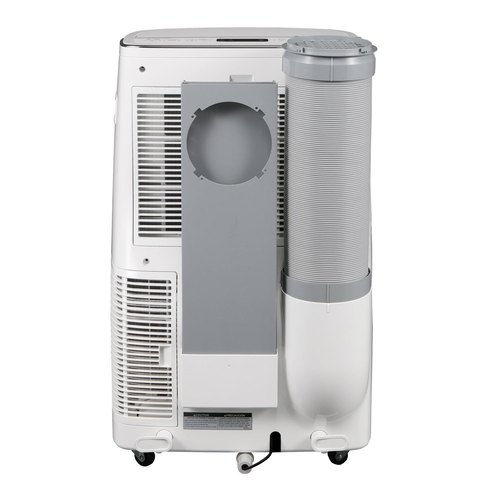 Back. LG - 10,000 BTU Smart  Portable Air Conditioner - White.