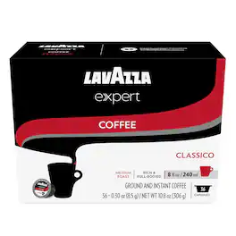 Lavazza - Expert Classico Coffee Capsules, Medium Roast, Arabica/Robusta Blend, Compatible with Classy Plus (72 ct)