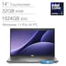 Dell - Upgraded - Latitude 5450 14" FHD Touchscreen Laptop - Pro 14 Plus - Intel Core Ultra 7 - 32GB RAM - 1TB SSD -IST HUB - Win11Pro - Titans Gray