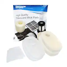 HQRP - 2-Pack Vacuum Filter Kit for Shark Rocket DeluxePro HV319-HV324, HV320 Series, UV422, ZS350, Pre Motor and Post Motor