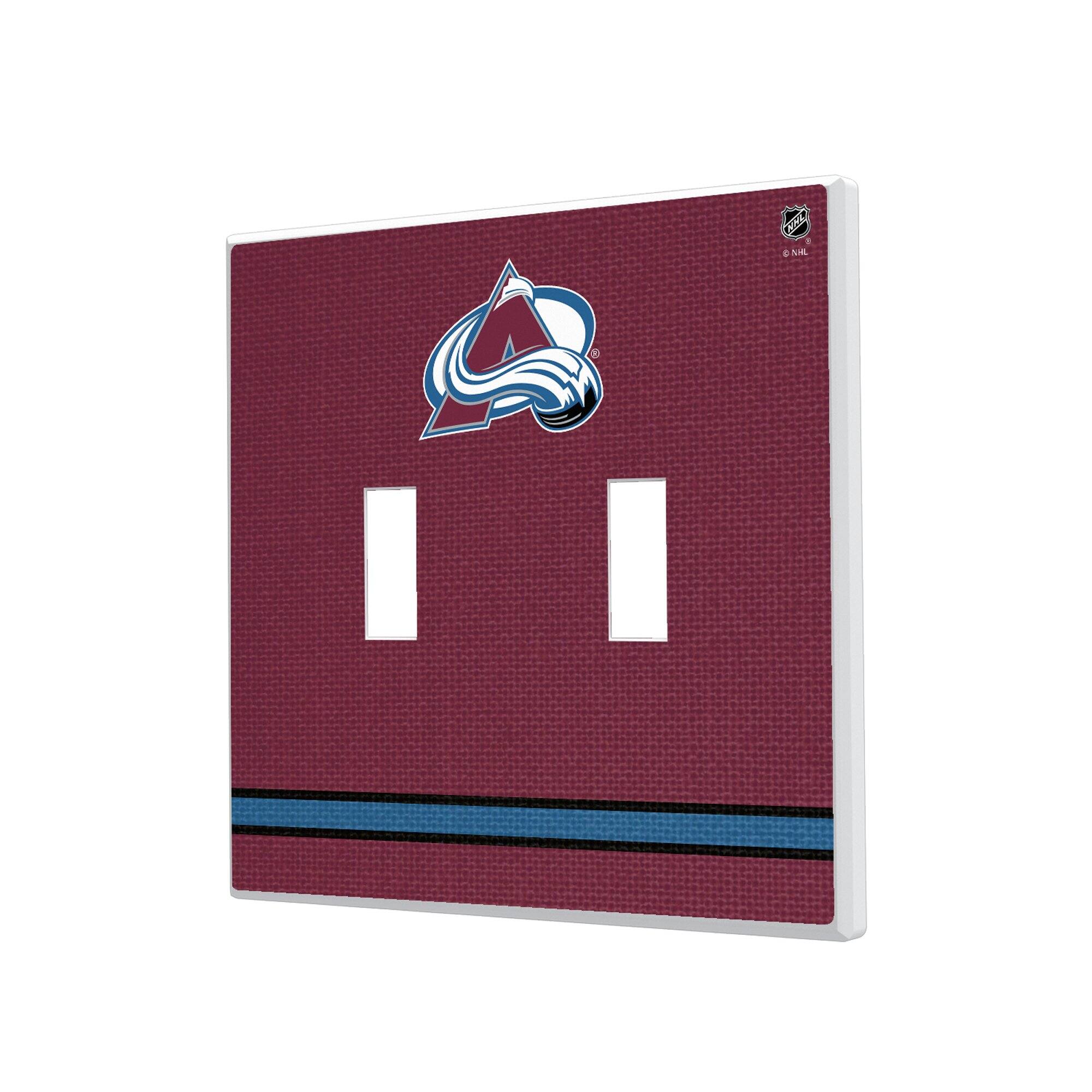 Keyscaper - Colorado Avalanche Double Toggle Lightswitch Plate - Multicolor price history on PriceWatchPro