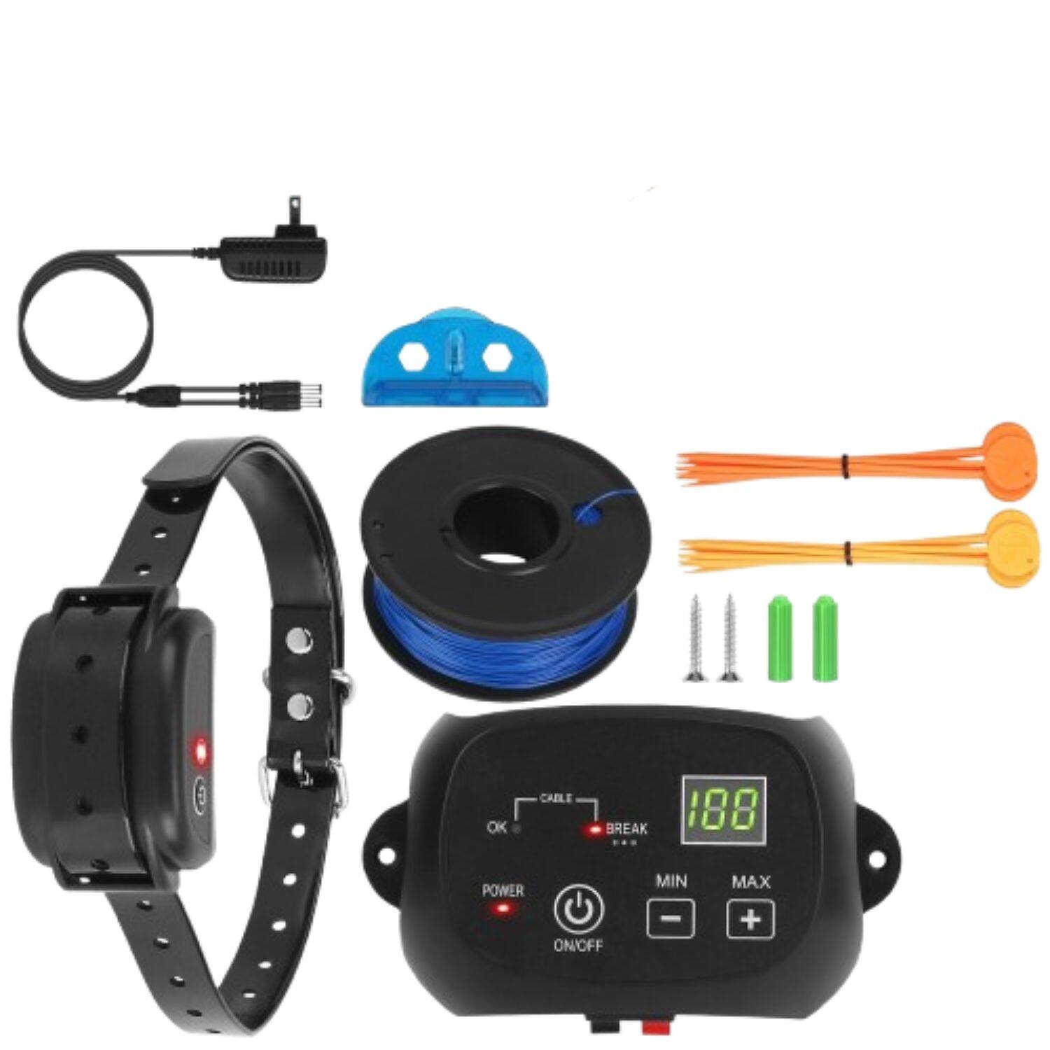 Stock Preferred - Wireless Boundary Fence with Adjustable Collar - Black