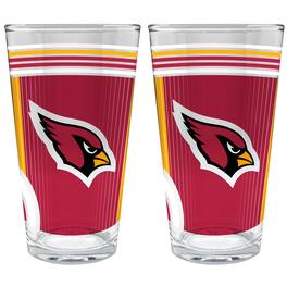 Great American Products - Arizona Cardinals Two-Piece 16oz. Pint Glass Set - Multicolor