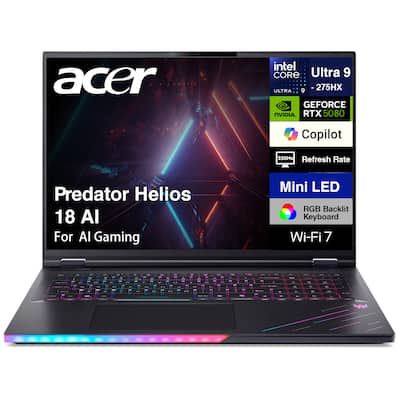 Acer Upgraded Predator Helios 18 AI Laptop 18 WQXGA (Intel Ultra 9 Acer Upgraded Predator Helios 18 AI Laptop 18 WQXGA (Intel Ultra 9