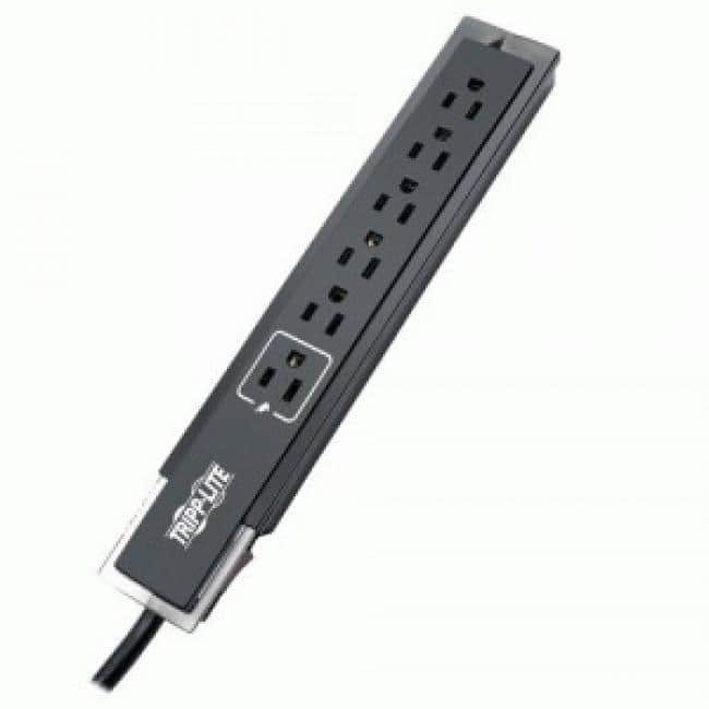 Eaton Tripp Lite Series Protect It! 6-Outlet Surge Protector, Right-Angle Plug, Side-Mount Switch, 1440 Joules - Unknown