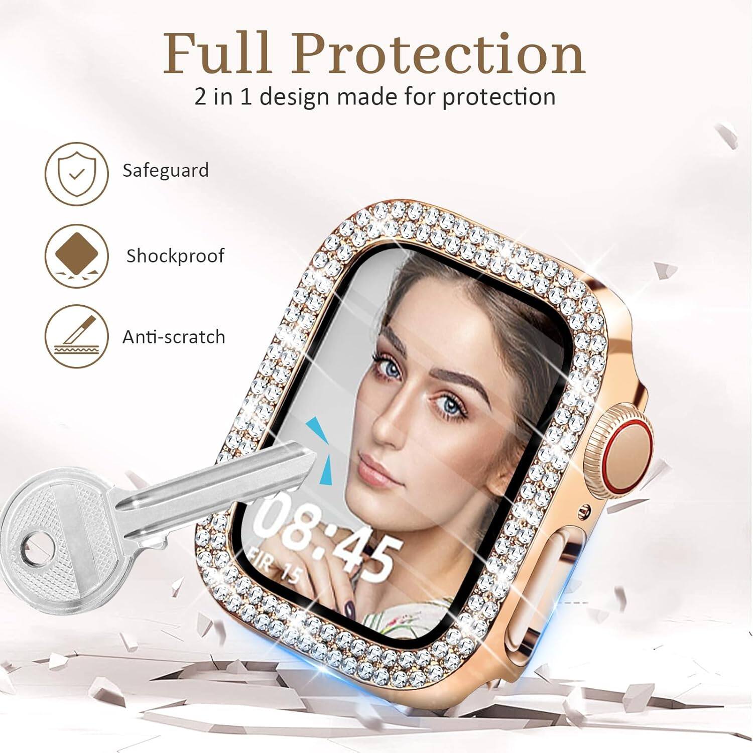 Full Protection  
2 in 1 design made for protection  

- Safeguard  
- Shockproof  
- Anti-scratch  

08:45  
FIR 15