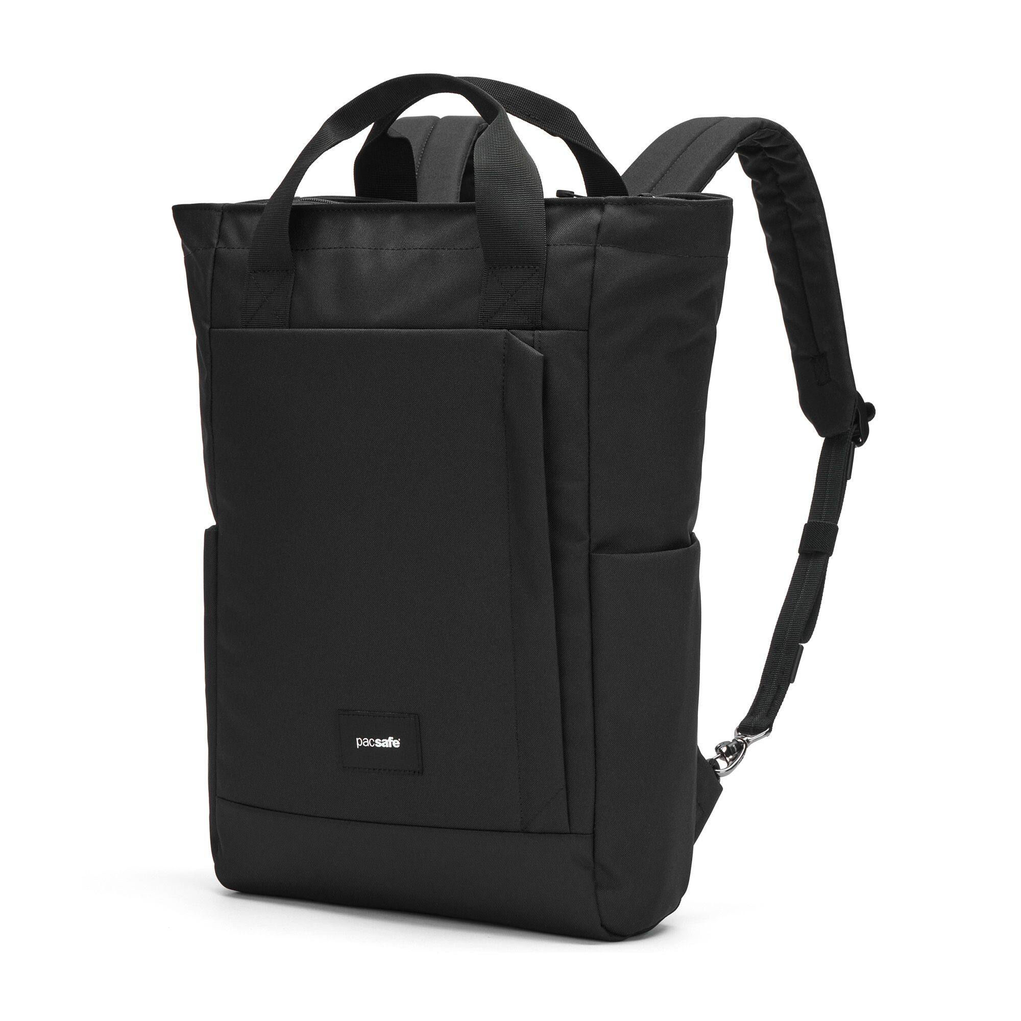 Alt View 1. Pacsafe - GO Totepack - Jet Black.