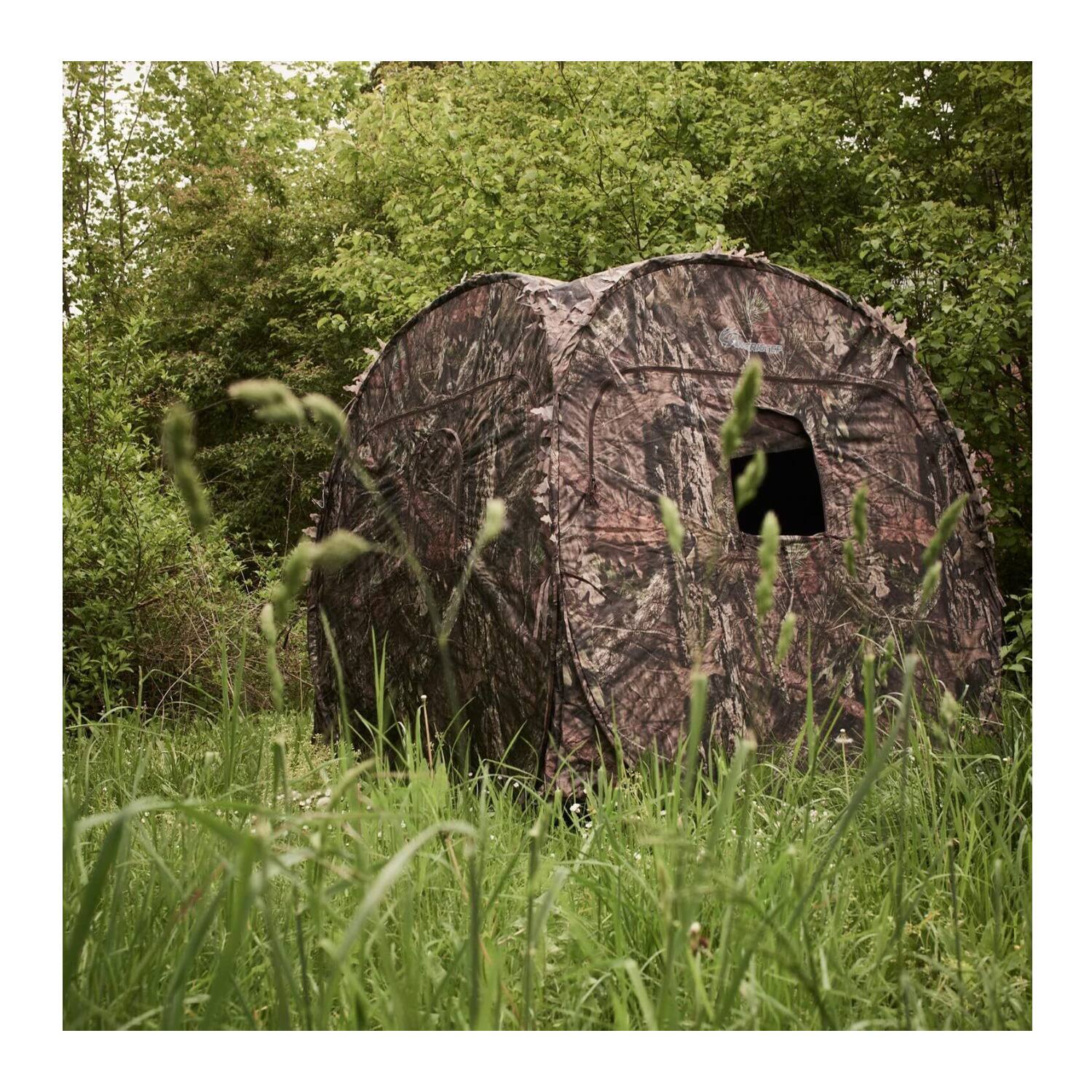 Left. Ameristep - Ameristep Doghouse Blind with Multiple Windows (One Size) - Black.