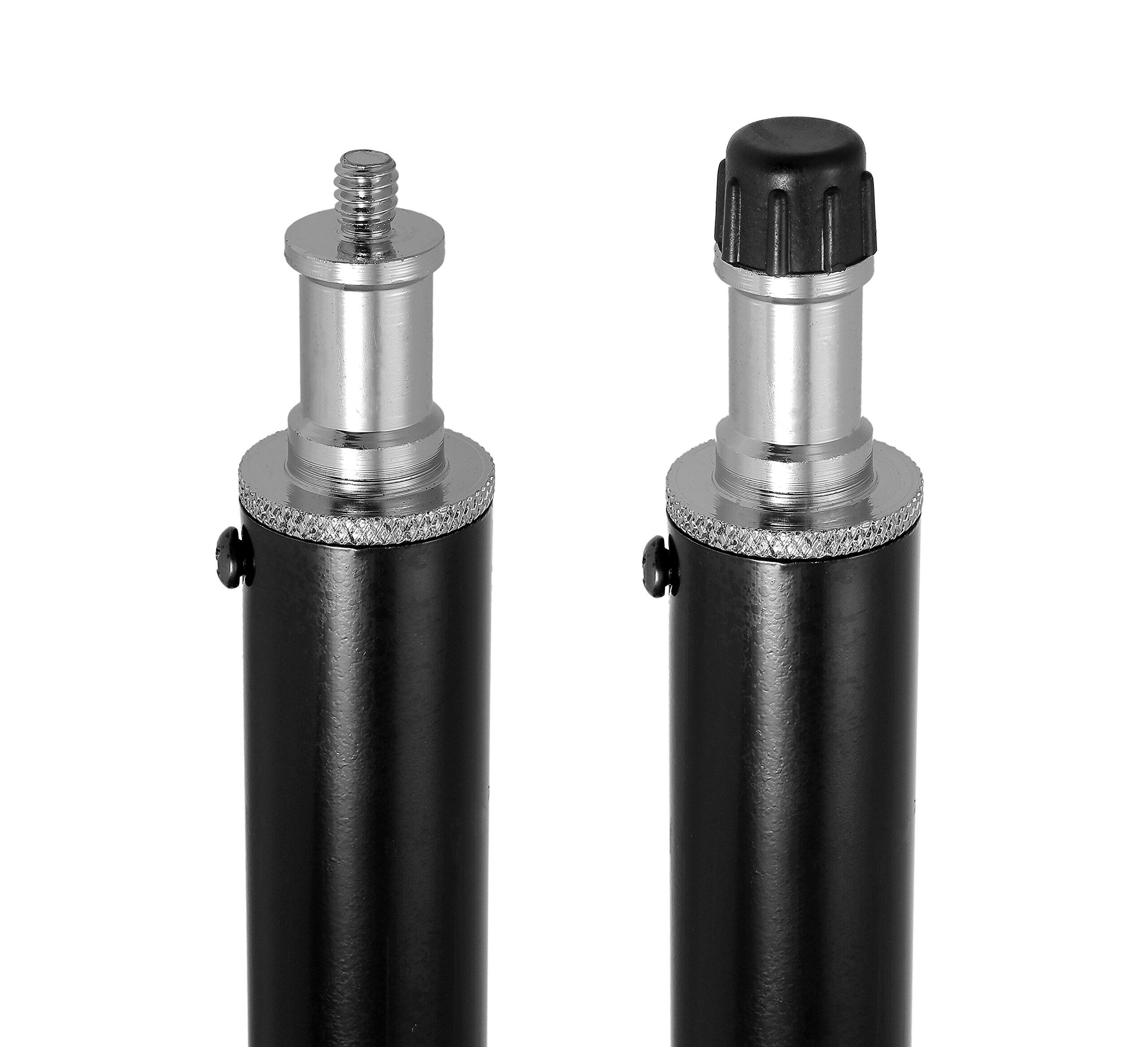 Alt View 1. Neewer - 9ft Heavy-Duty Spring Loaded Light Stand - for Studio Strobes, Softboxes & Portrait Lighting - Black.