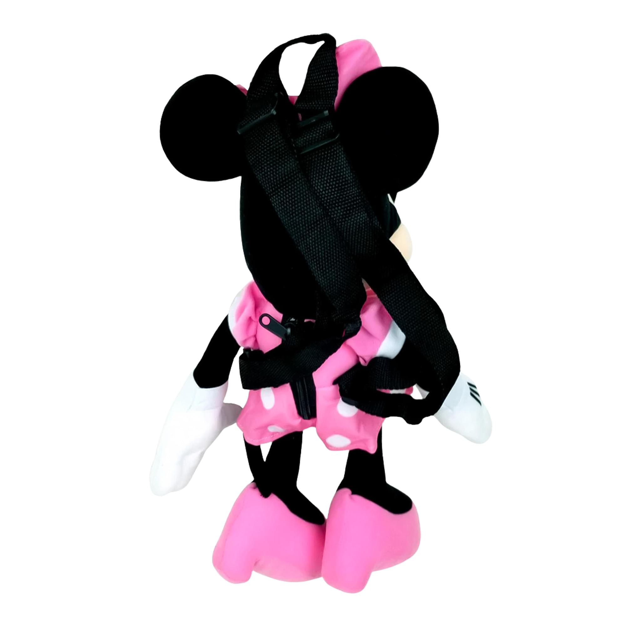 Alt View 10. Disney - Disney Minnie Mouse 15 Inch Plush Backpack - Black.