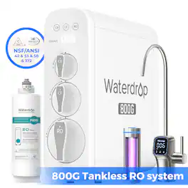Waterdrop - G3P800 Reverse Osmosis System Extra G3P800-RO Water Filter - White
