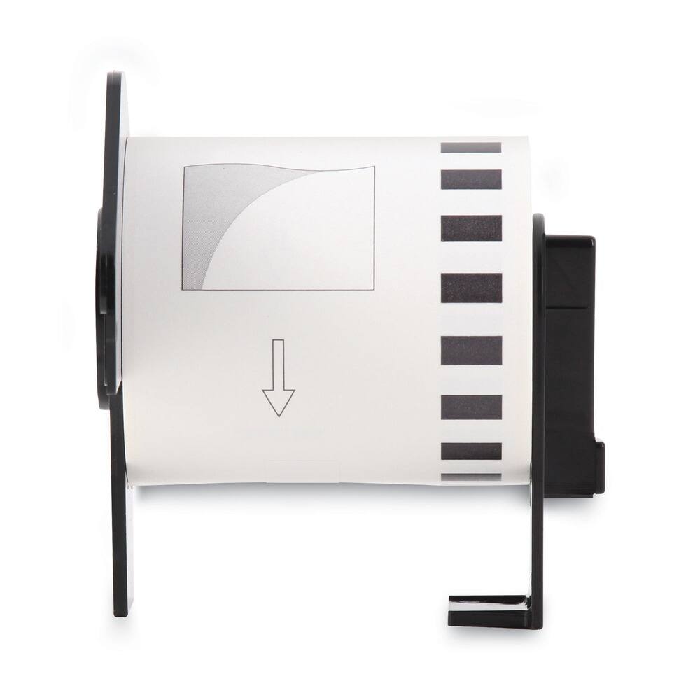 Angle. Brother - Brother DK2212 2.4 in. x 50 ft. Continuous Film Label Tape - White (1-Roll) - White.