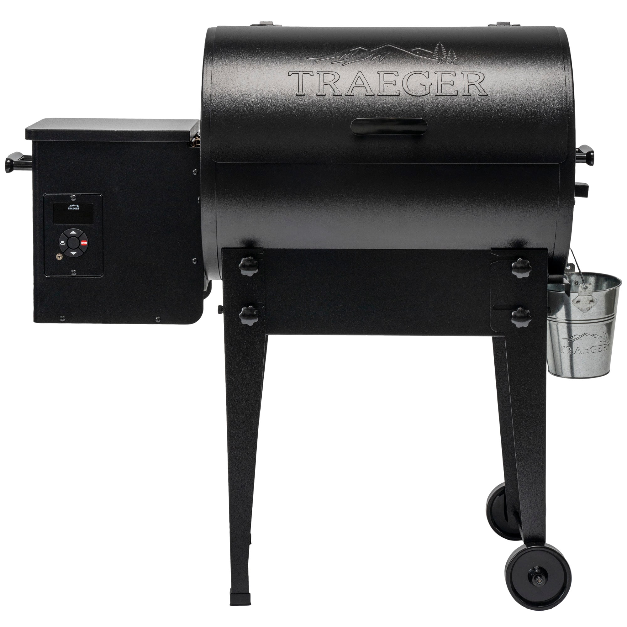 Alt View 15. Traeger Grills - Tailgater 20 Wood Pellet Grill - Black.