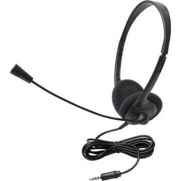 Califone - 3065Avt Lightweight Stereo Headset W/Mic 3.5Mm - Stereo - Mini-phone (3.5mm) - Wired - 32 Ohm - 20 Hz to 20 kHz - Red
