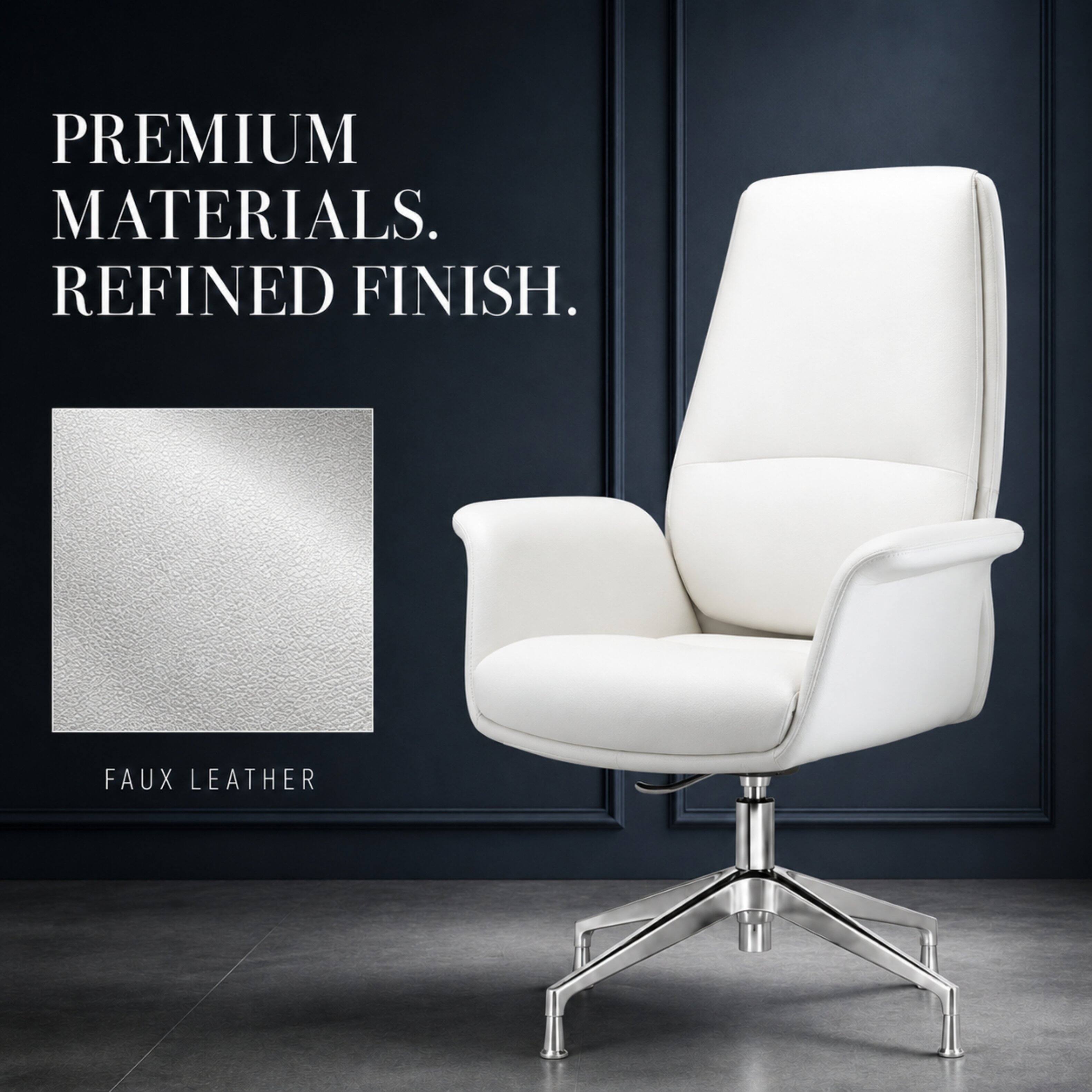 PREMIUM MATERIALS. REFINED FINISH.  
FAUX LEATHER