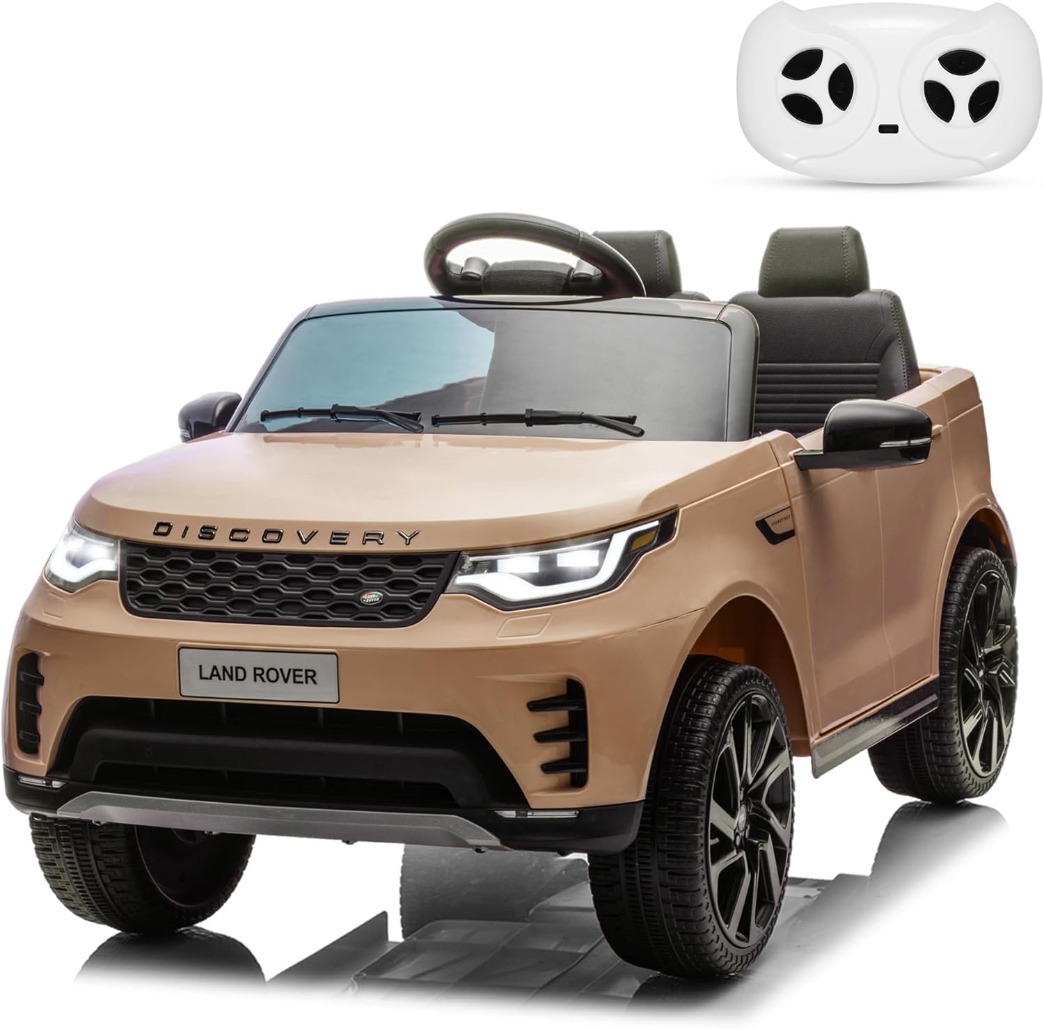 Electrodes Masters - Land Rover Licensed 12v Kids' Electric Vehicles - 2 Seater Ride-on Car with Remote Control,2-6 MPH, Ages 3-8 - Champagne price history on PriceWatchPro