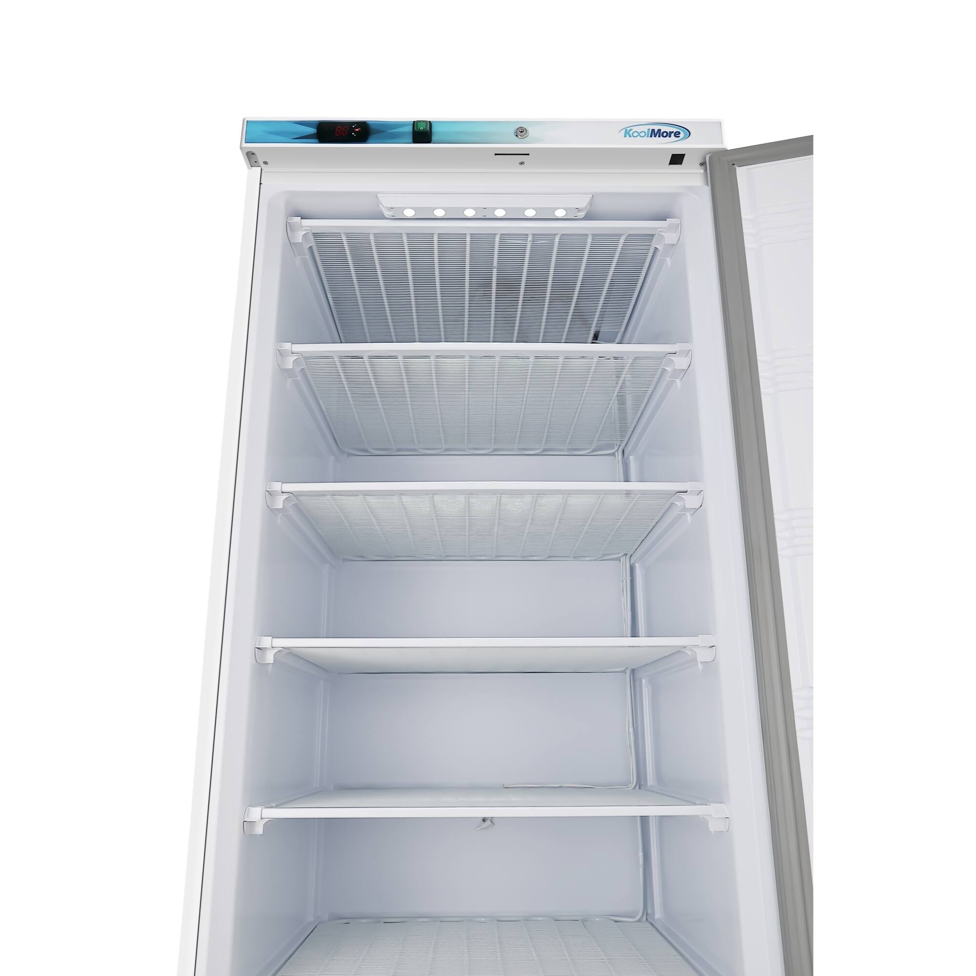 Alt View 4. Koolmore - 21 Cu. ft. Commercial Reach-in Freezer in White Manual Defrost (KM-FMD20WH) - White.