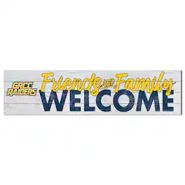 Jardine - Grand Rapids Raiders 10" x 40" Friends & Family Welcome Sign - White
