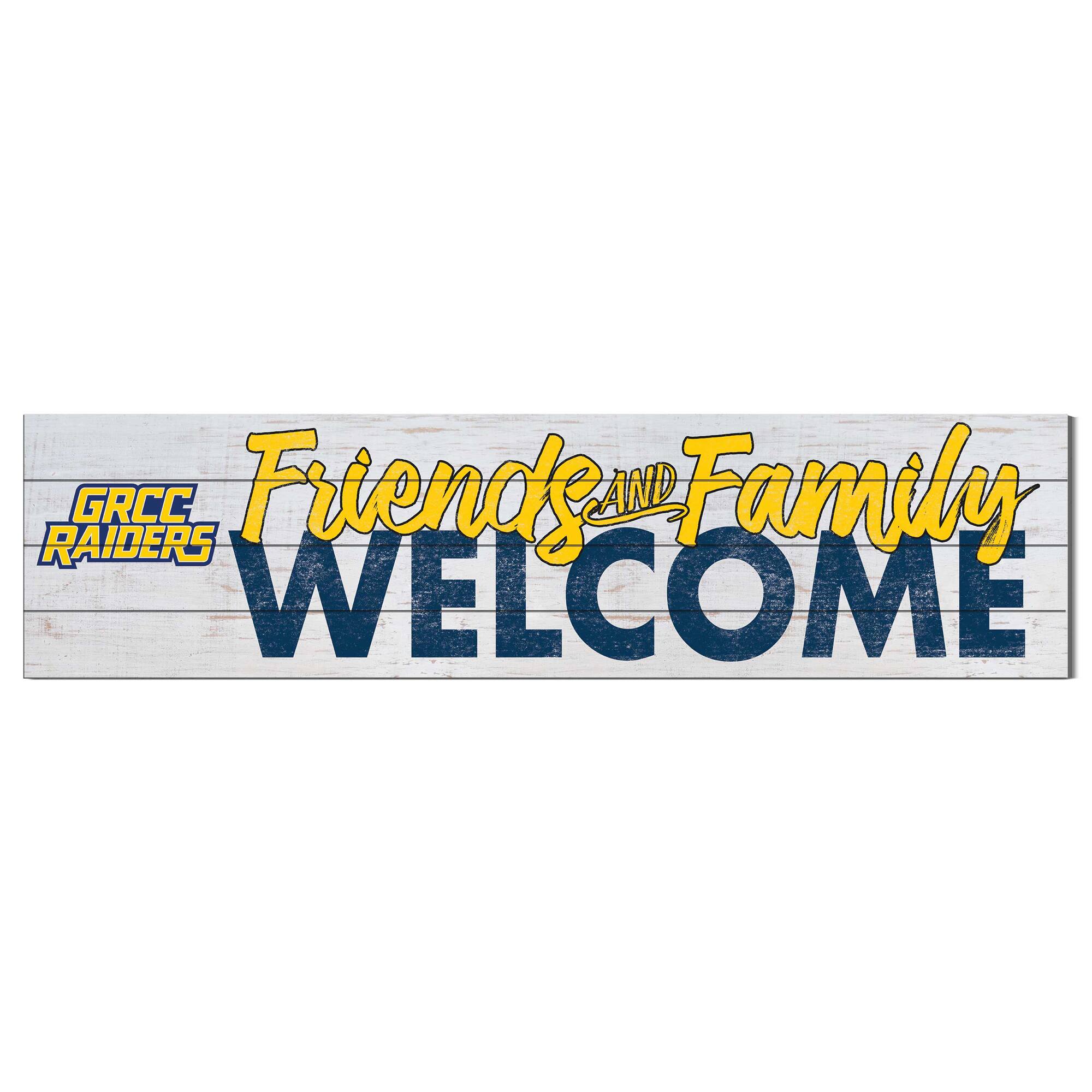 Grand Rapids Raiders 10" x 40" Friends & Family Welcome Sign