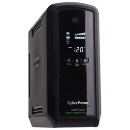 CyberPower - TAA Compliant CP1000PFCLCDTAA UPS 1000VA 600W PFC Compatible Pure Sine Wave - Black