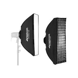 Westcott - ClickBox 1x3 Softbox with Bowens S-Mount and 40-Degree Egg Crate Grid