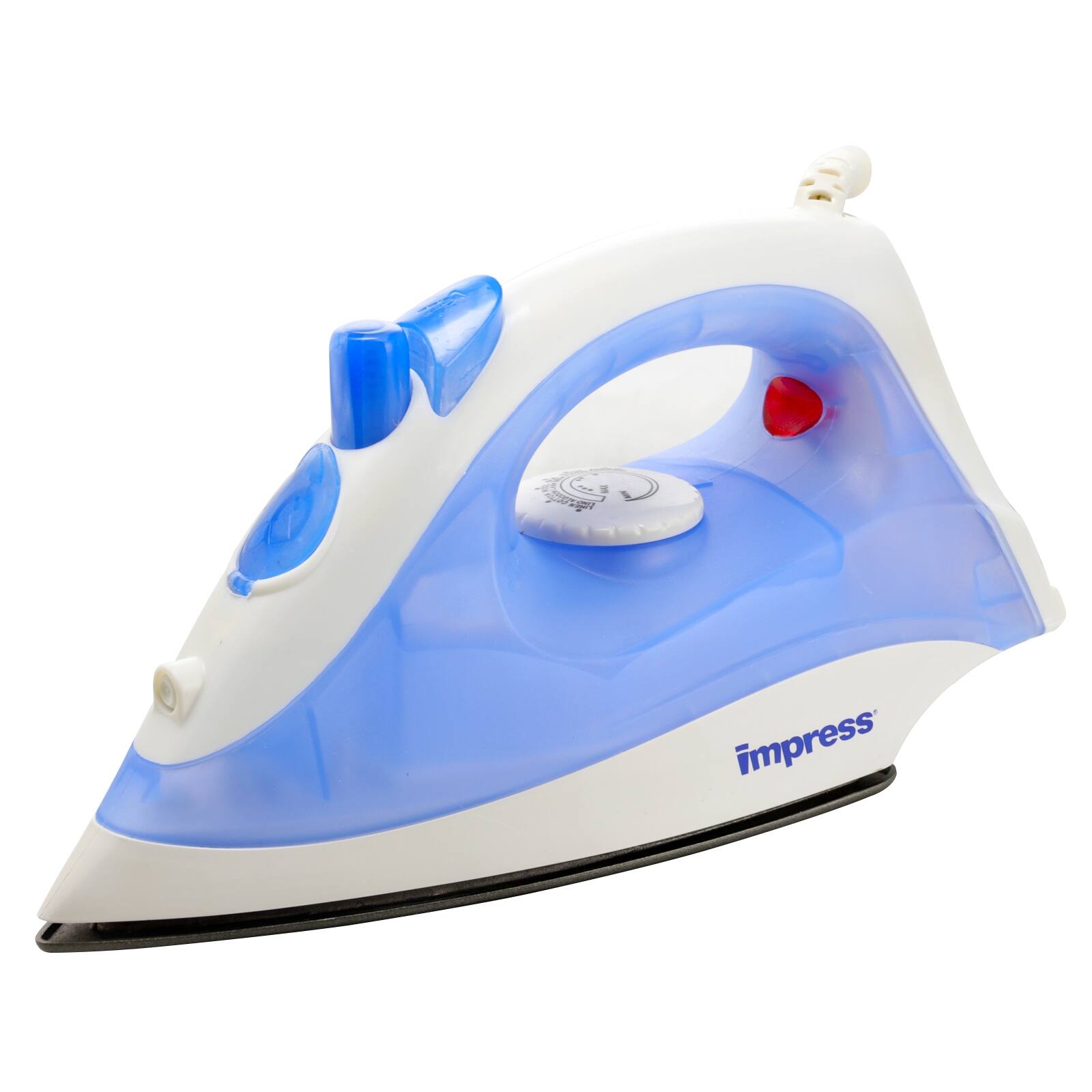 Alt View 4. Impress - Impress Compact & Lightweight Steam & Dry Iron - Blue.