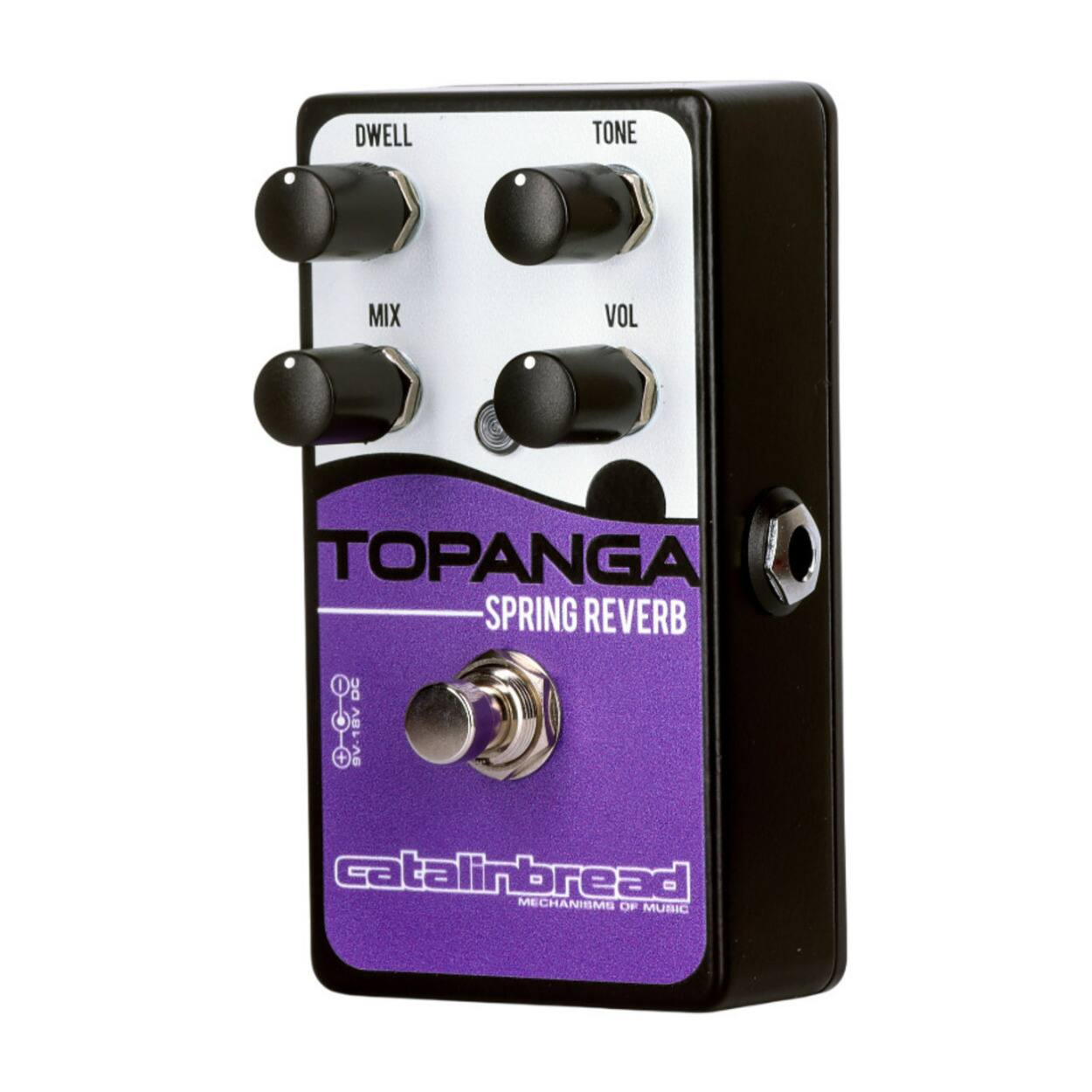DWELL TONE MIX VOL TOPANGA SPRING REVERB I DC BV + SV-18V SV catalinbread MECHANISMS OF MUSIC