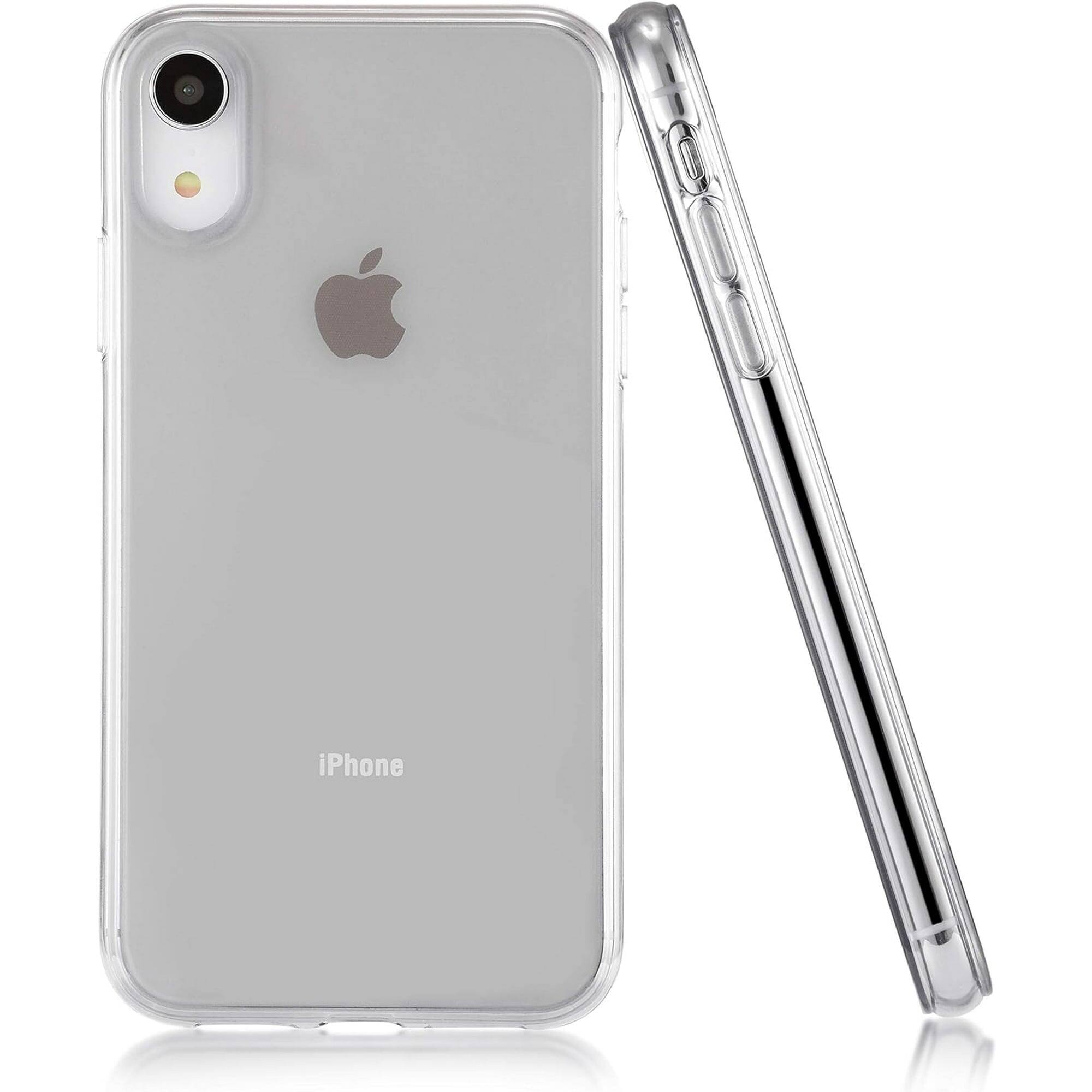 Back. Entronix - Entronix Clear Hard Back Case for iPhone XR – Ultimate Protection and Style - Clear.