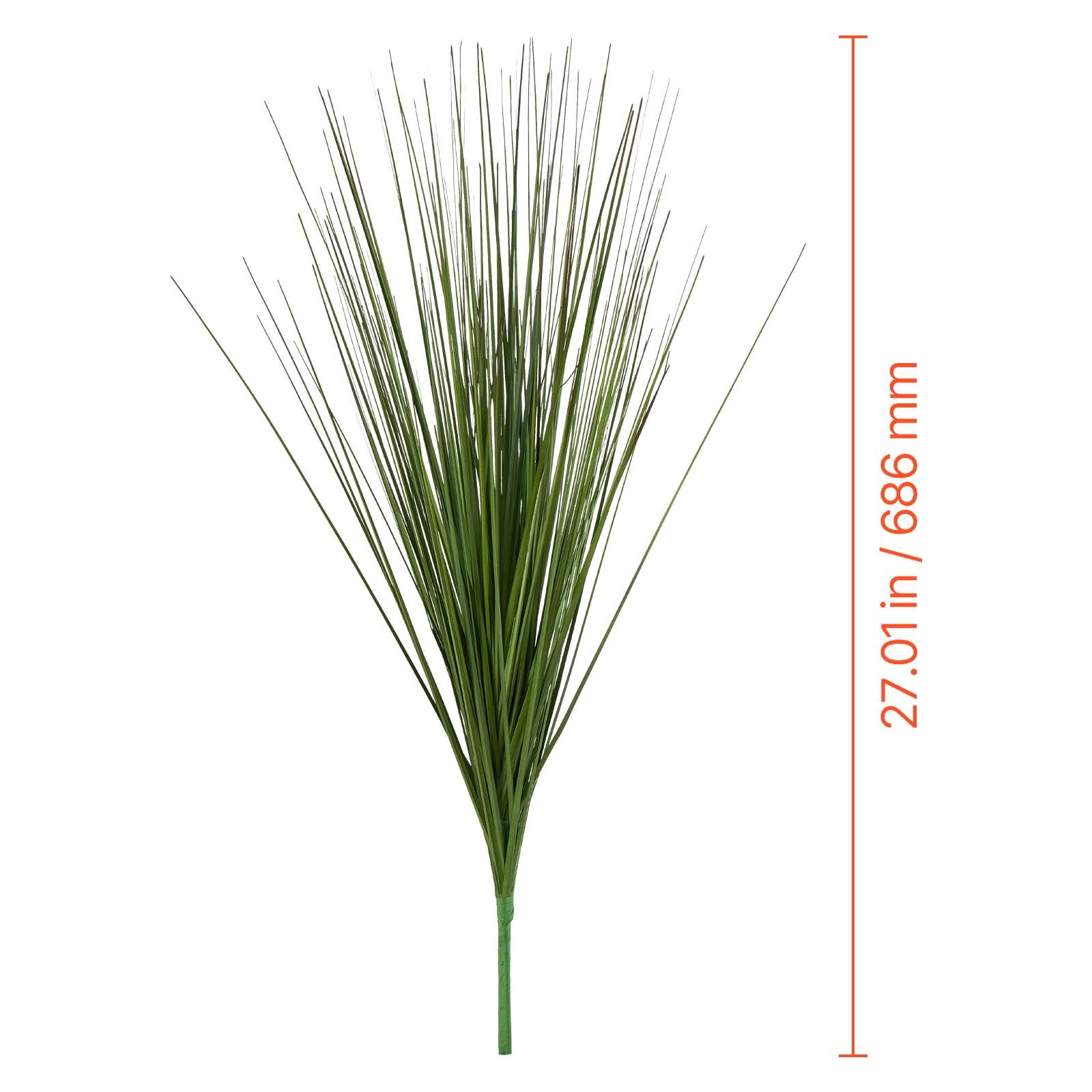 Alt View 4. VEVOR - Artificial Grass Plant, 27 inch Faux Onion Grass Fake Greenery Shrubs Plant, Premium PVC for Indoor Outdoor Home Garden - Green.