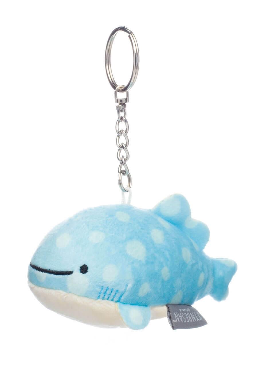 Alt View 10. Sumikkogurashi - Jinbesan 4 Inch Mini Plush Keychain - Blue.